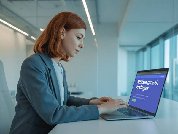 A person working on a laptop1