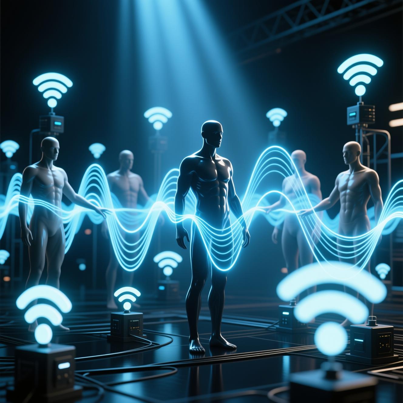 WLAN-Wellen reflektiert