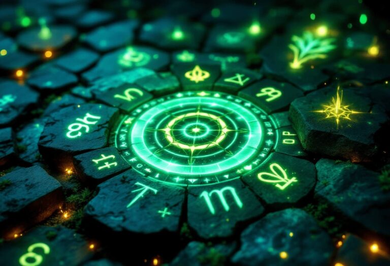 ancient mythology symbols and magical runes