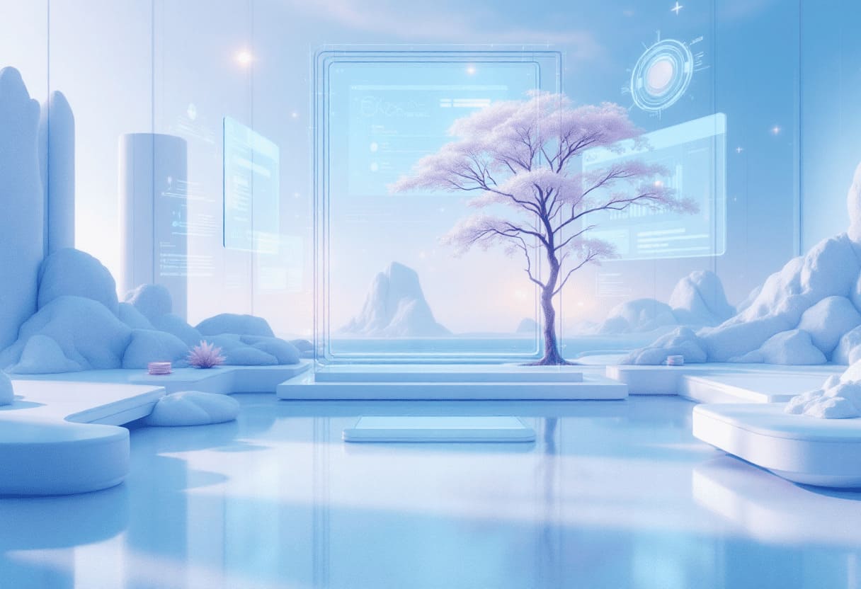 holographic interface futuristic display