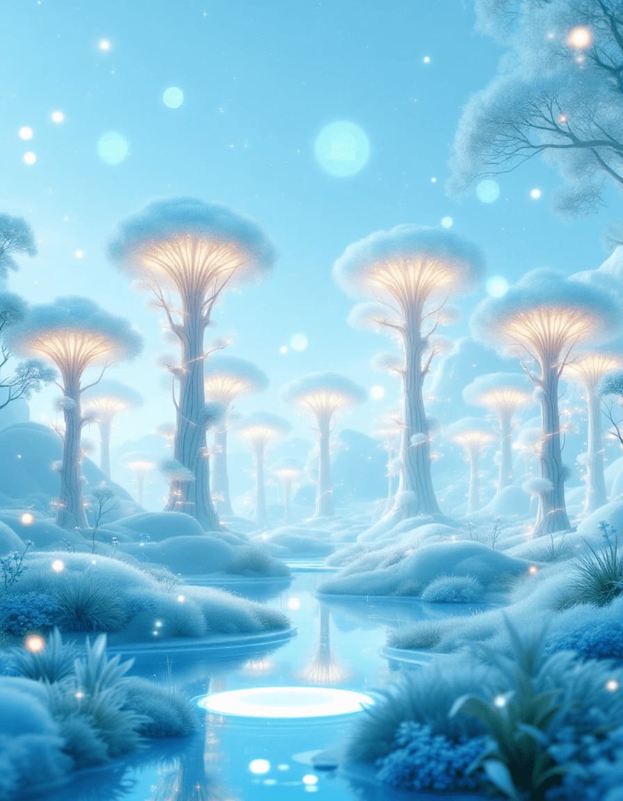 magical futuristic world