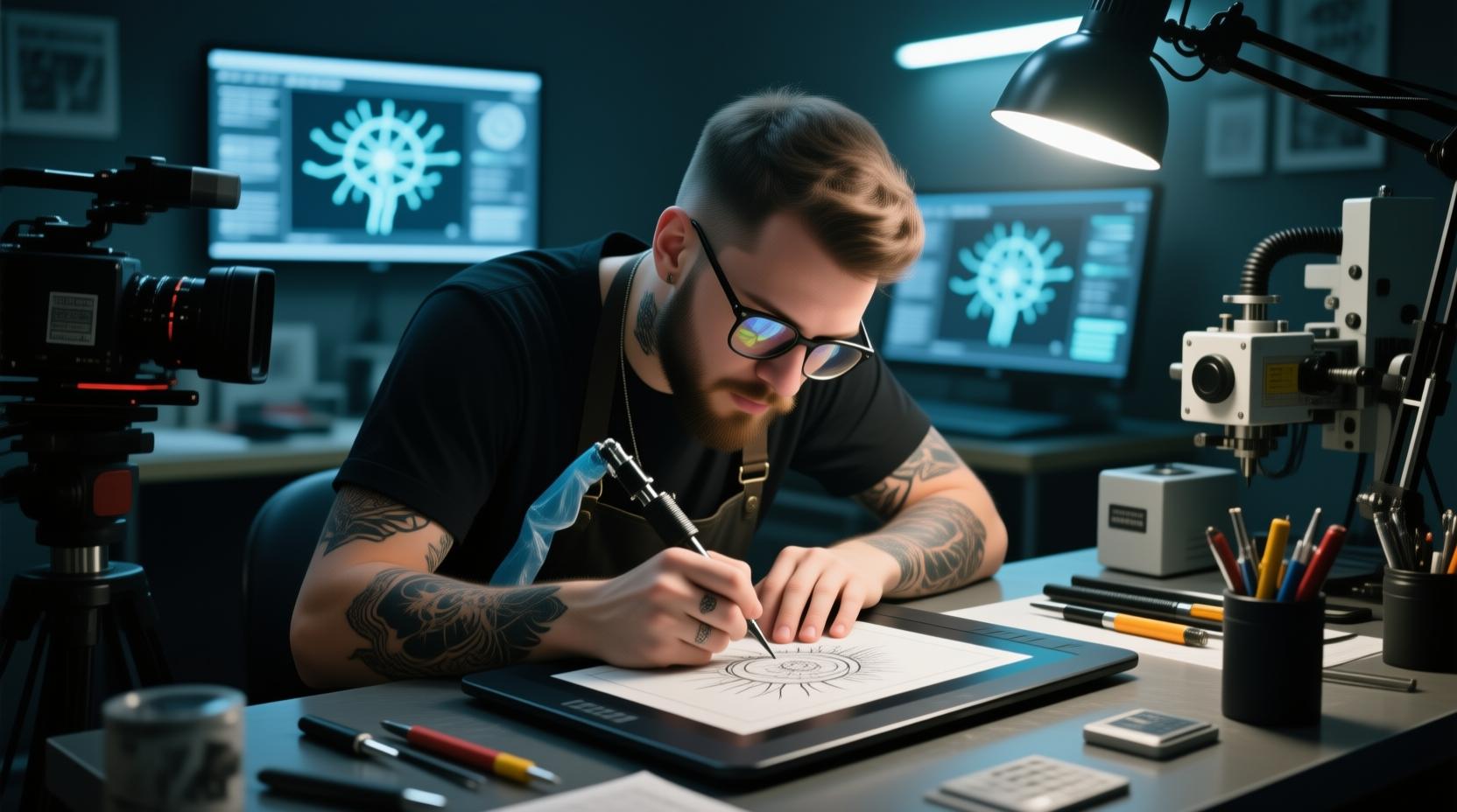 Tattoo-Designs zu entwerfen