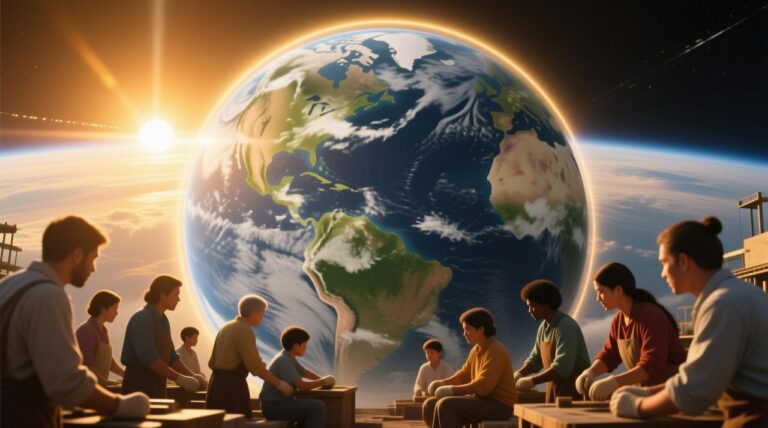 The manifestation of divine energy in the physical world