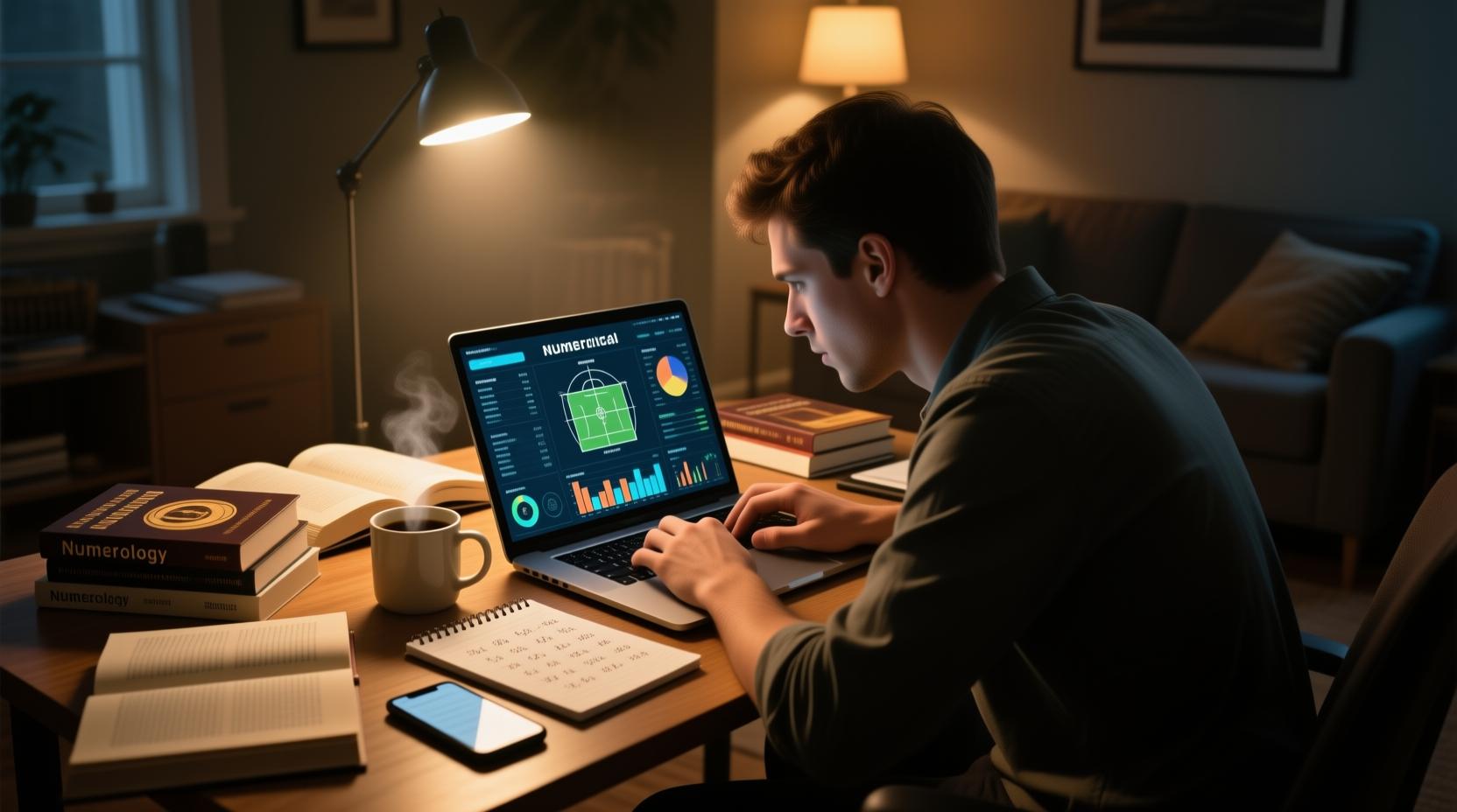 making numerological predictions for football matches