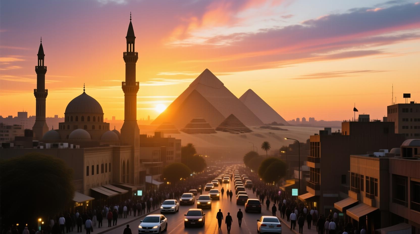 the city of Cairo in Egypt