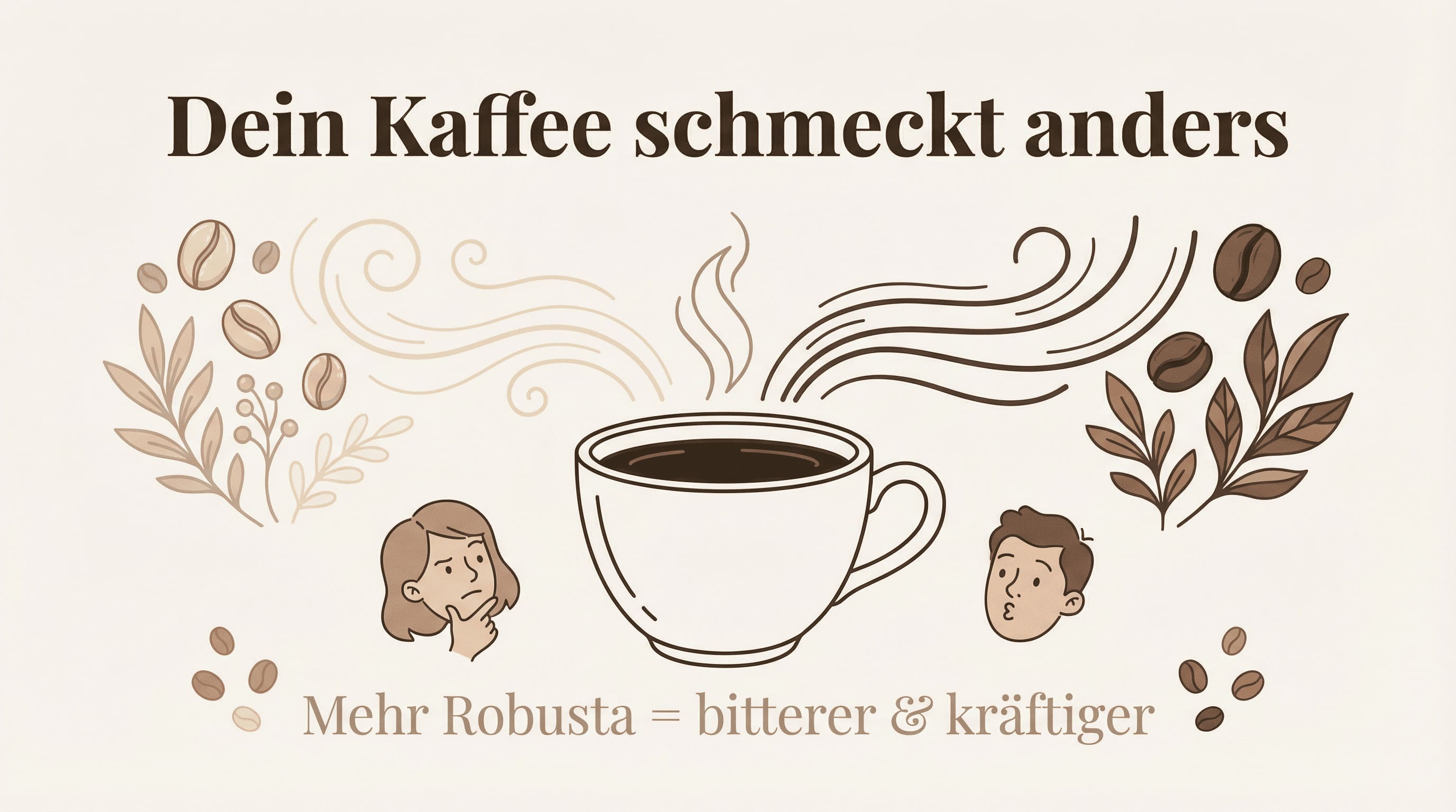 Dein Kaffee schmeckt anders