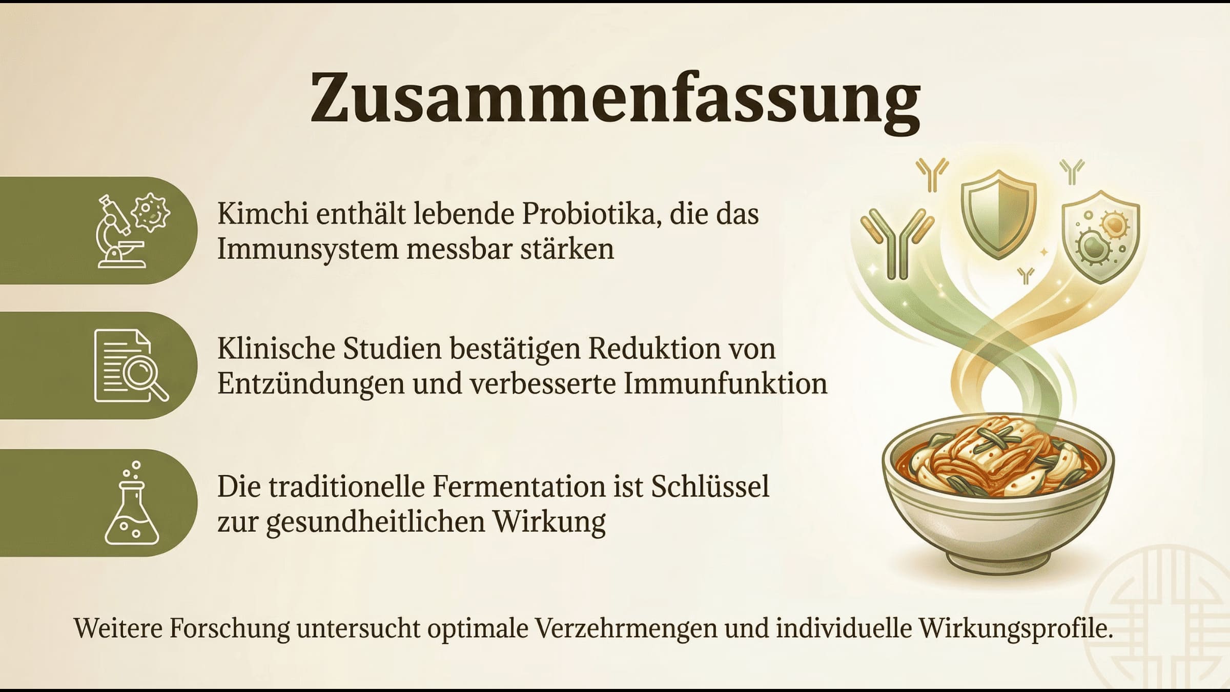 Die traditionelle Fermentation ist Schlüssel zur gesundheitlichen Wirkung