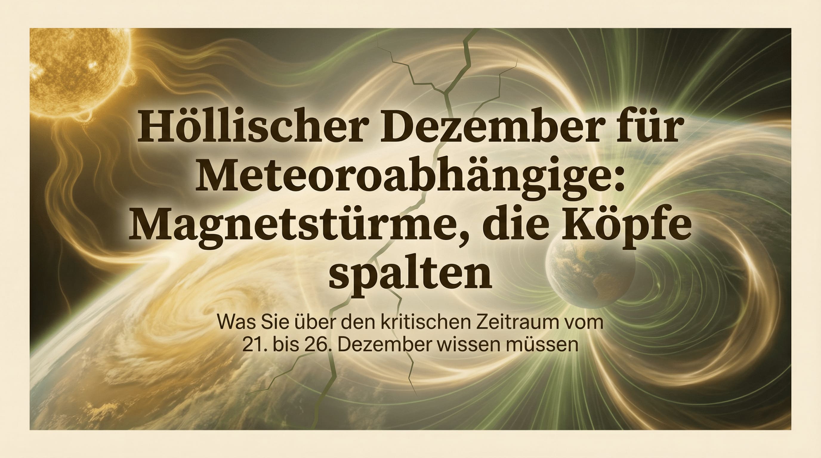Höllischer Dezember für Mетеoabhängige