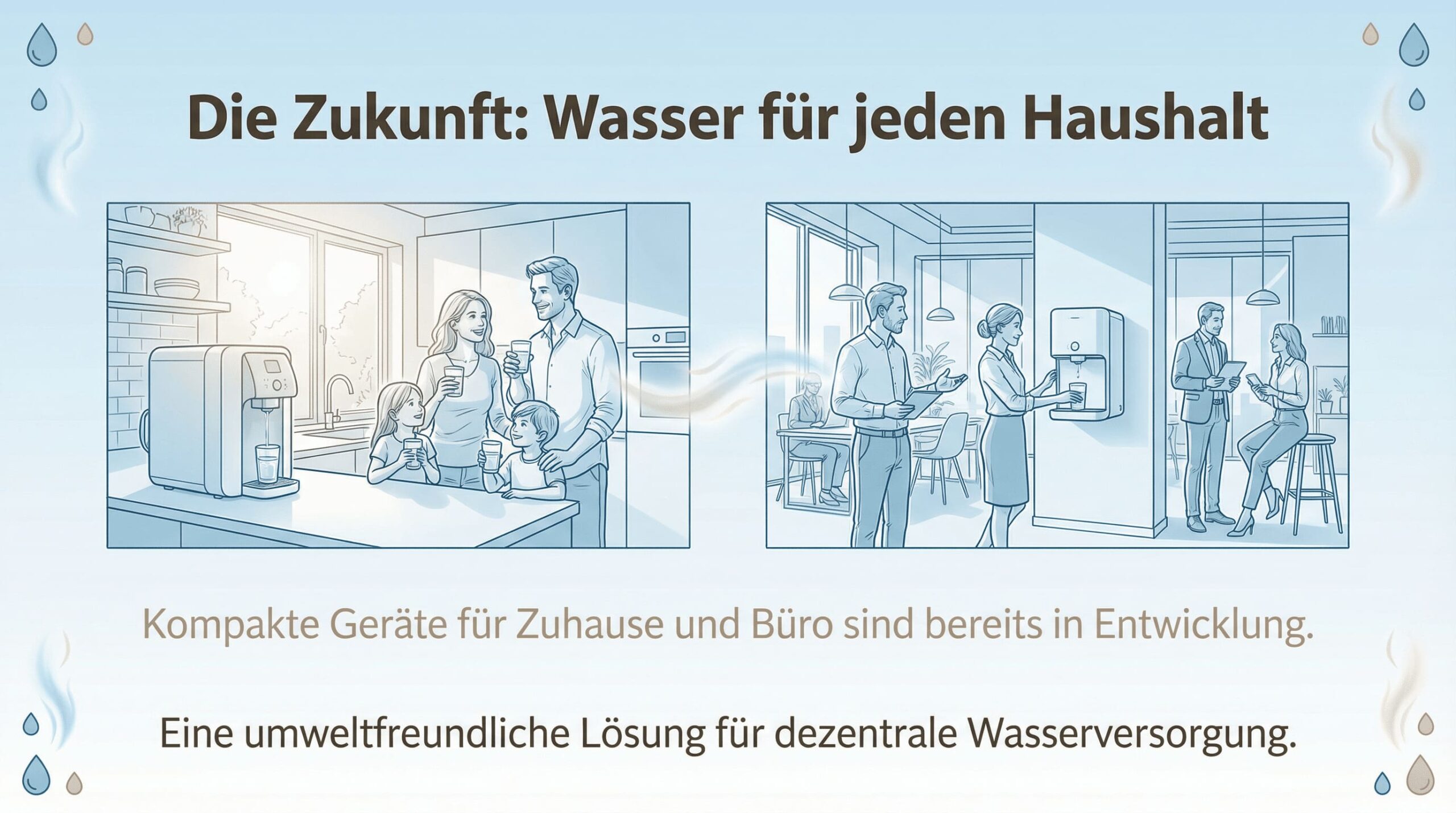 Kompakte Geräte für Zuhause und Büro sind bereits in Entwicklung.