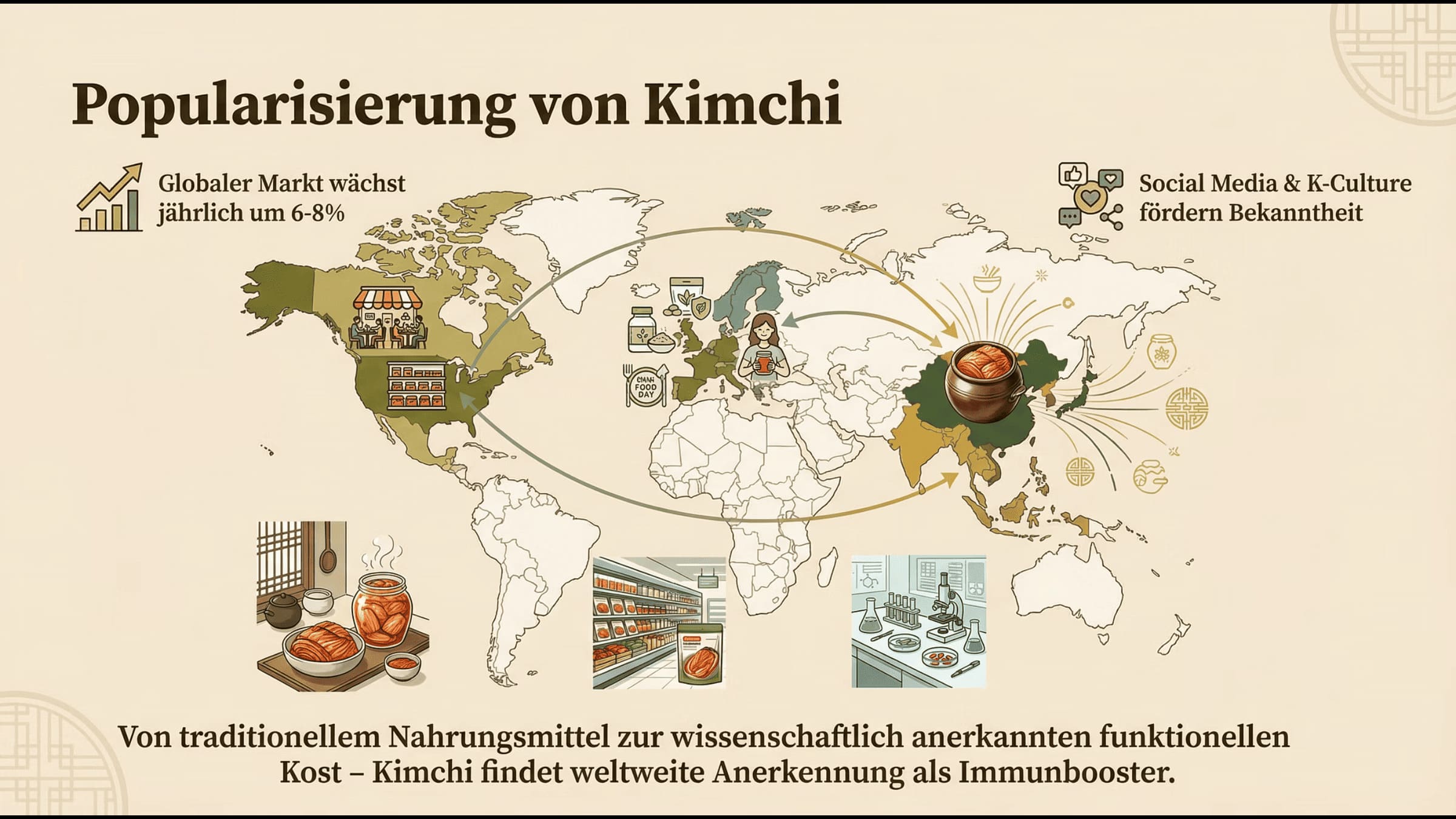Popularisierung von Kimchi