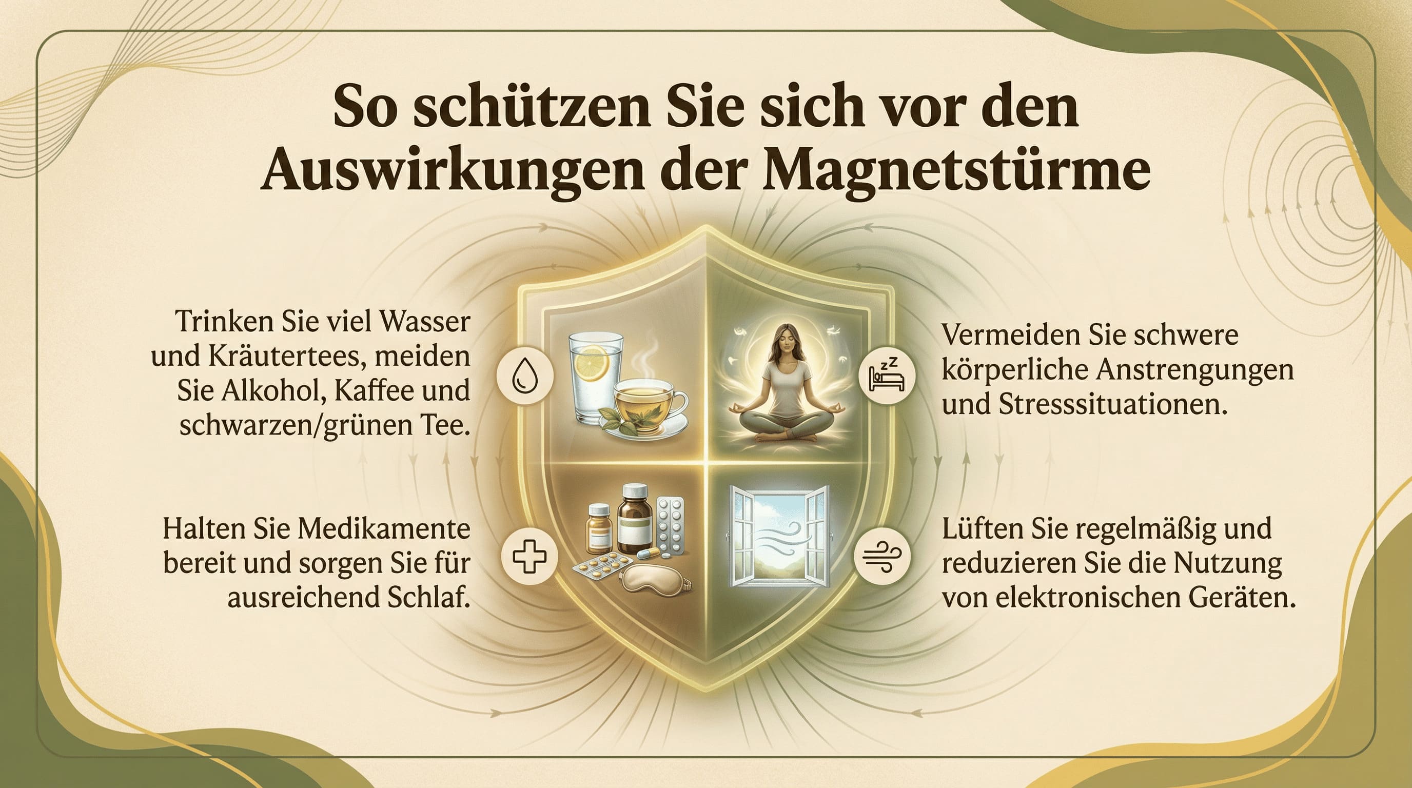 So schützen Sie sich vor den Auswirkungen der Magnetstürme