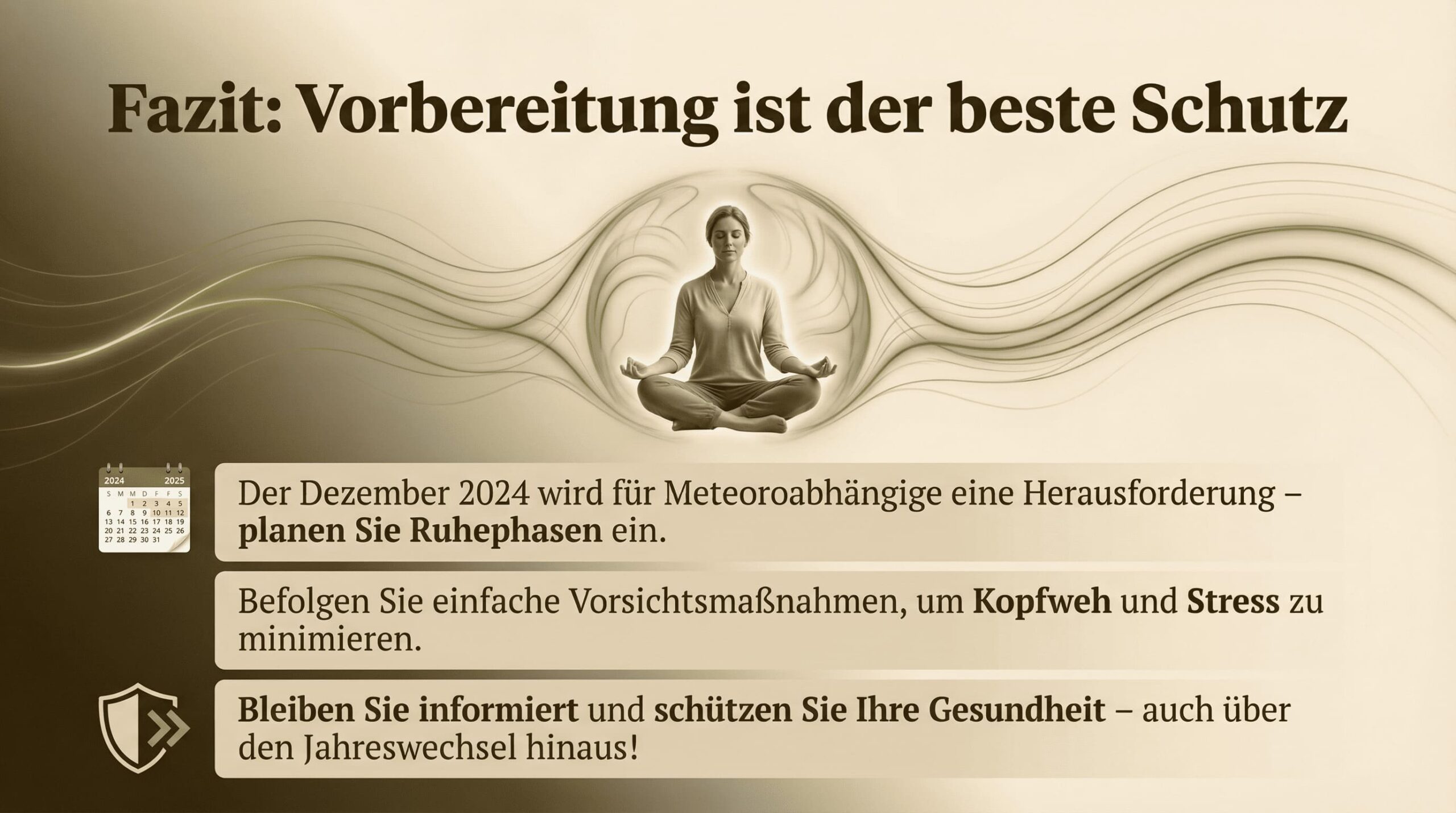 Vorbereitung ist der beste Schutz