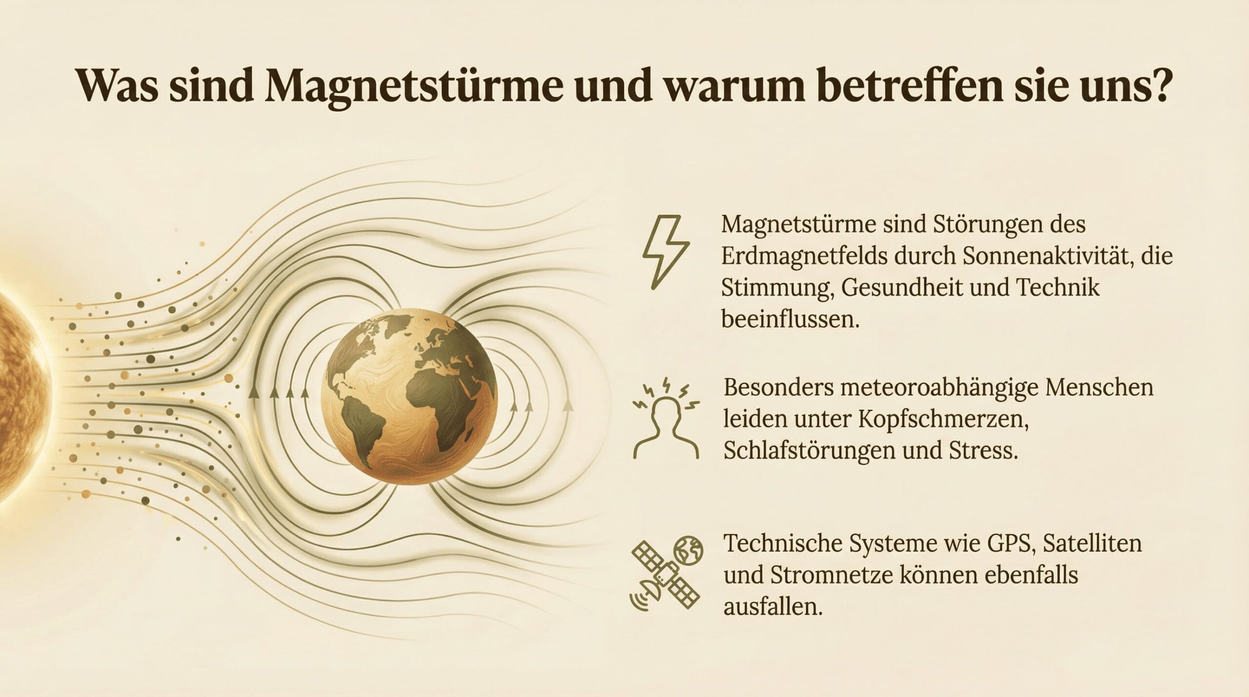 Was sind Magnetstürme und warum betreffen sie uns