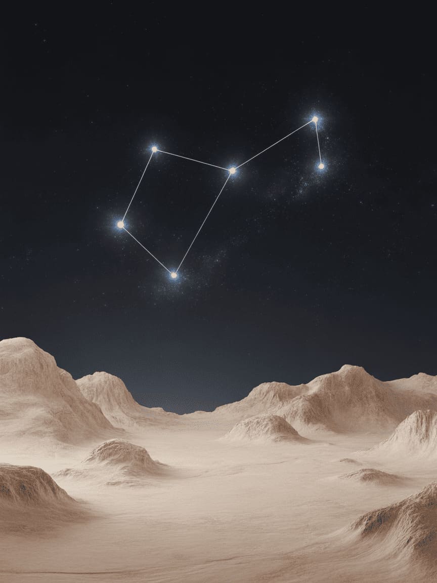 aquarius constellation stars night sky cosmic alignment