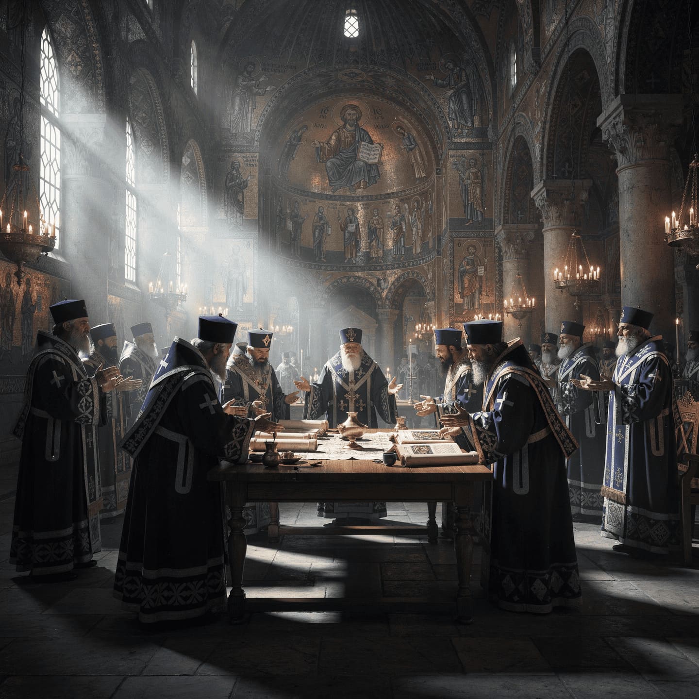 byzantine council church fathers historical debate