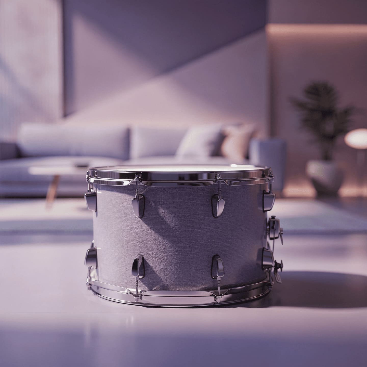 empty drum musical instrument, minimalist composition