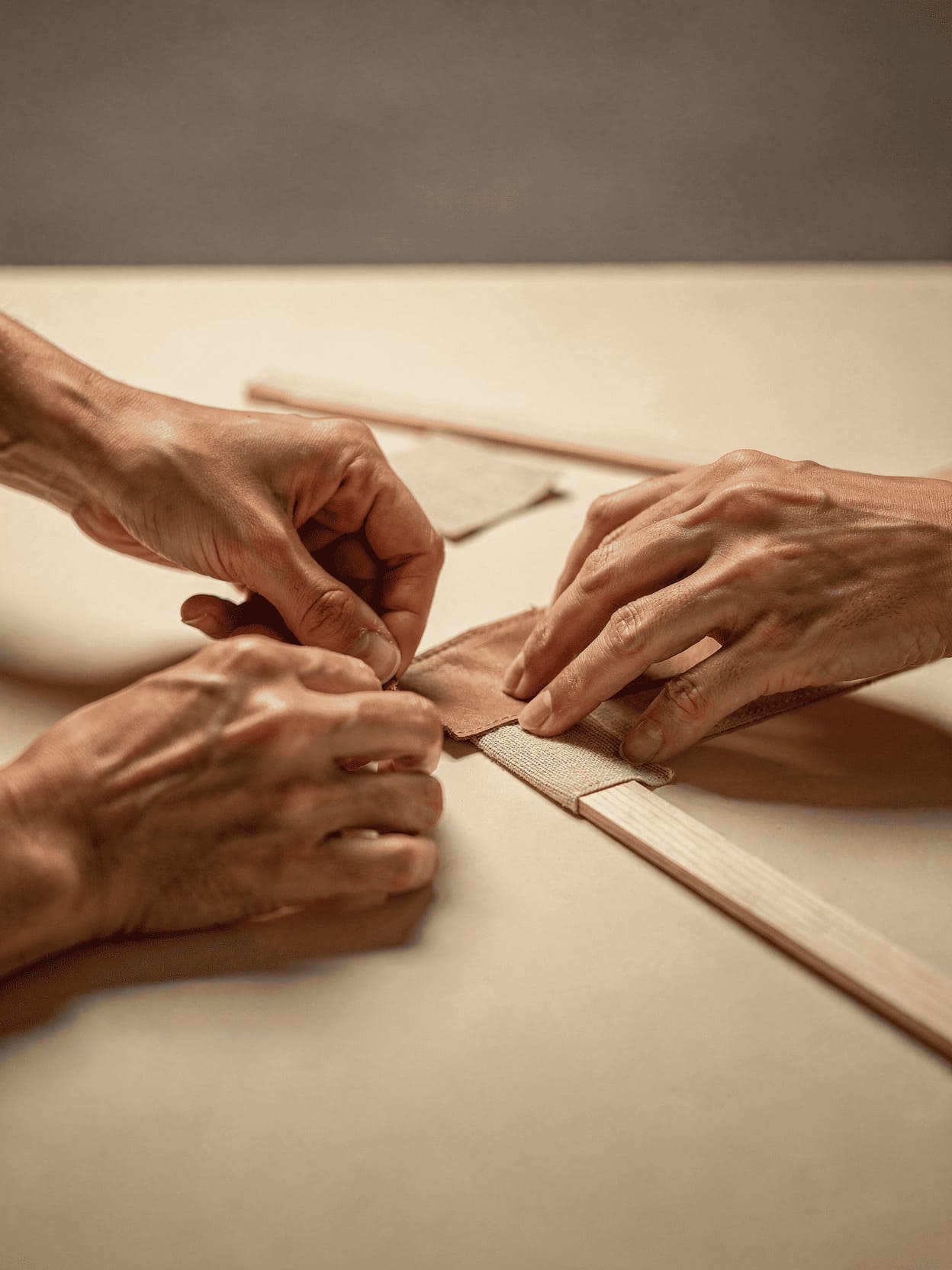 hands engaged in meaningful work, craftsmanship