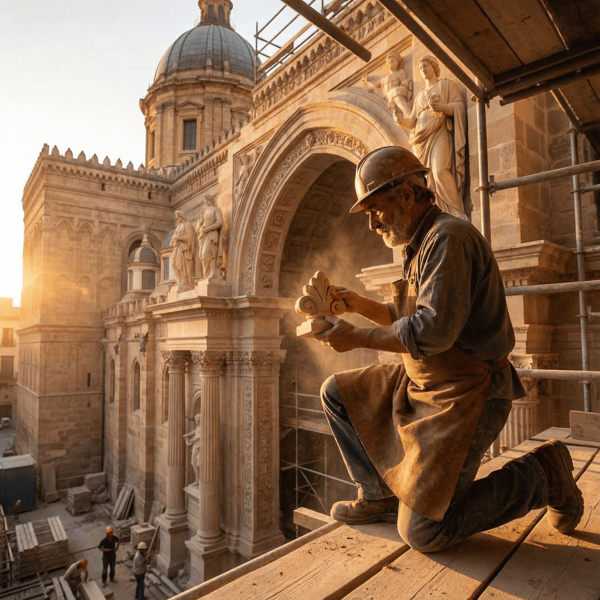 master architect building grand structure