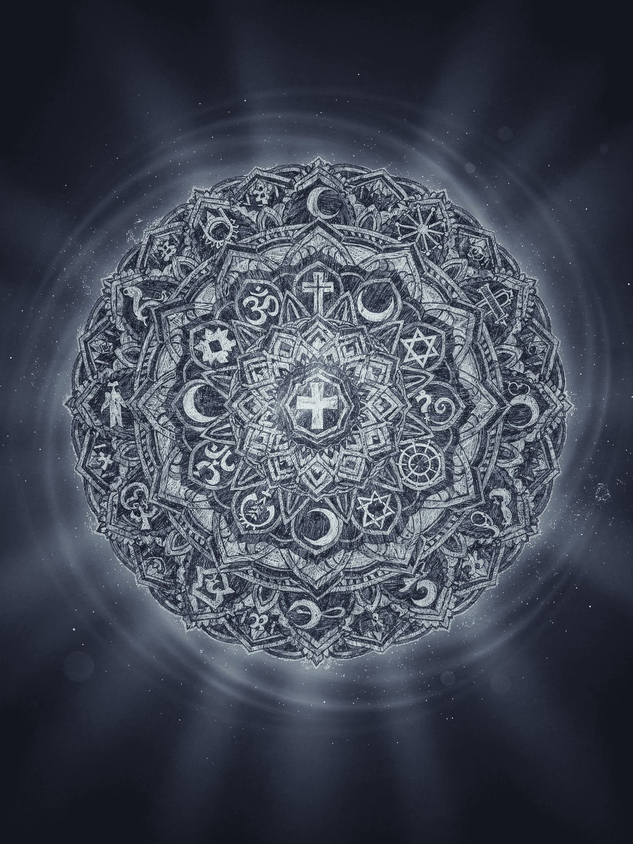 spiritual rebirth sacred symbols world religions mandala