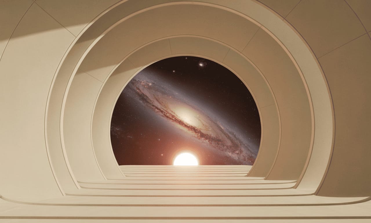 sunrise new beginning hope cosmic universe galaxy