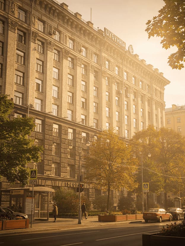 Lubyanka prison building Moscow historical architecture