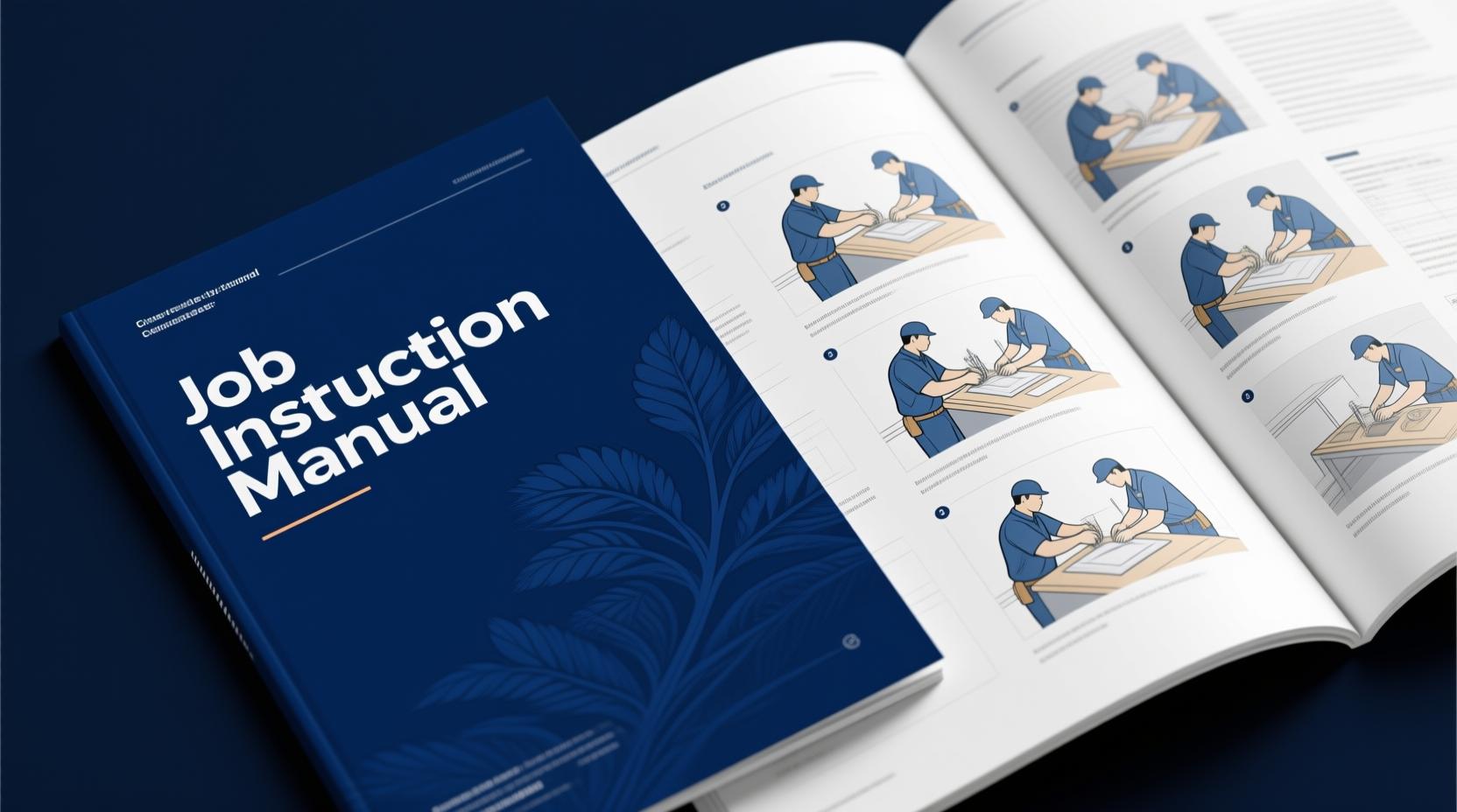 detailed job instruction manual, step-by-step work procedures