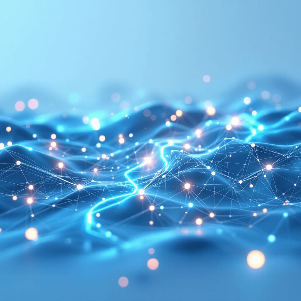 futuristic medical timeline infographic with glowing nodes