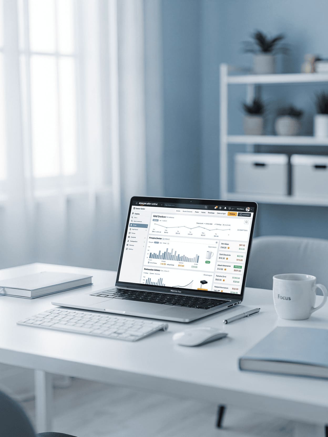 modern e-commerce workspace