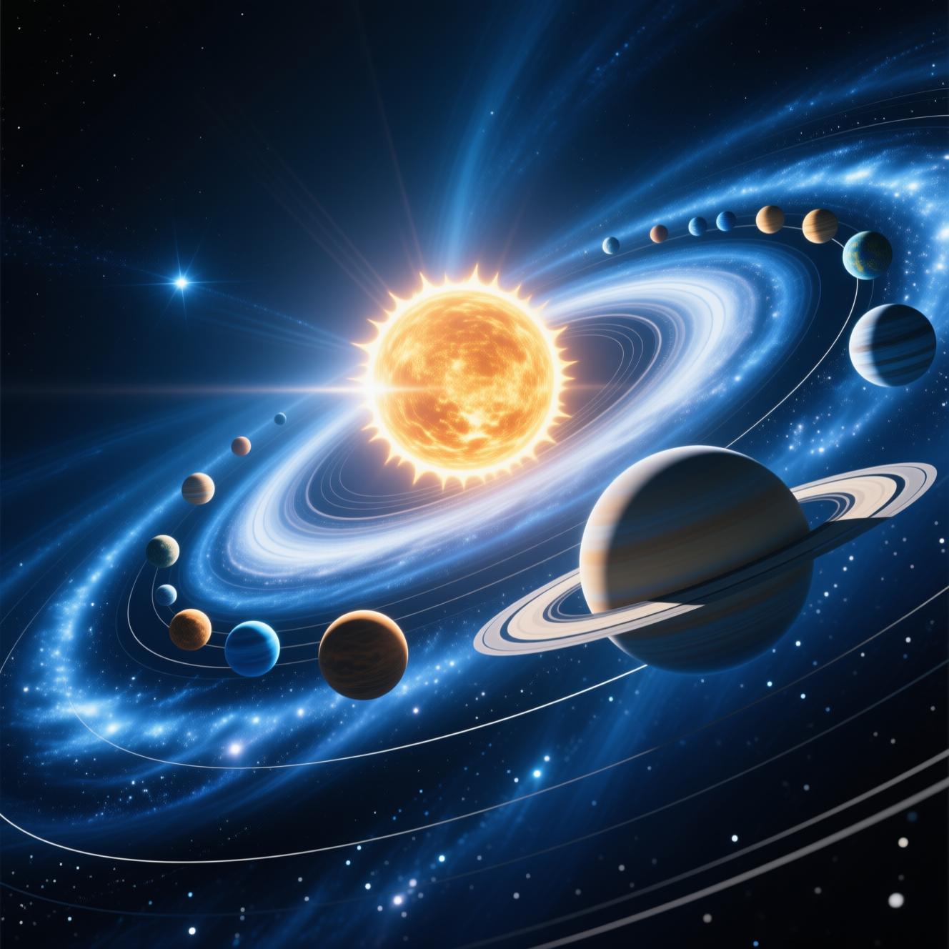 solar system moving through milky way galaxy spiral arms space