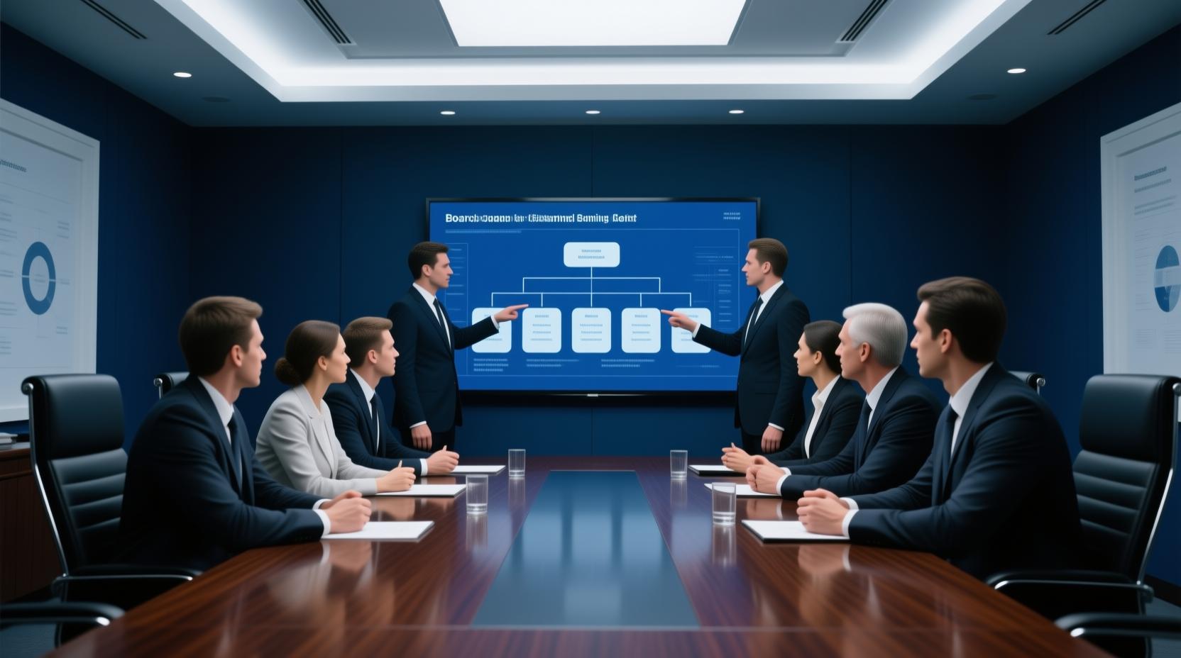 strategic decision making, business goal setting, organizational planning hierarchy