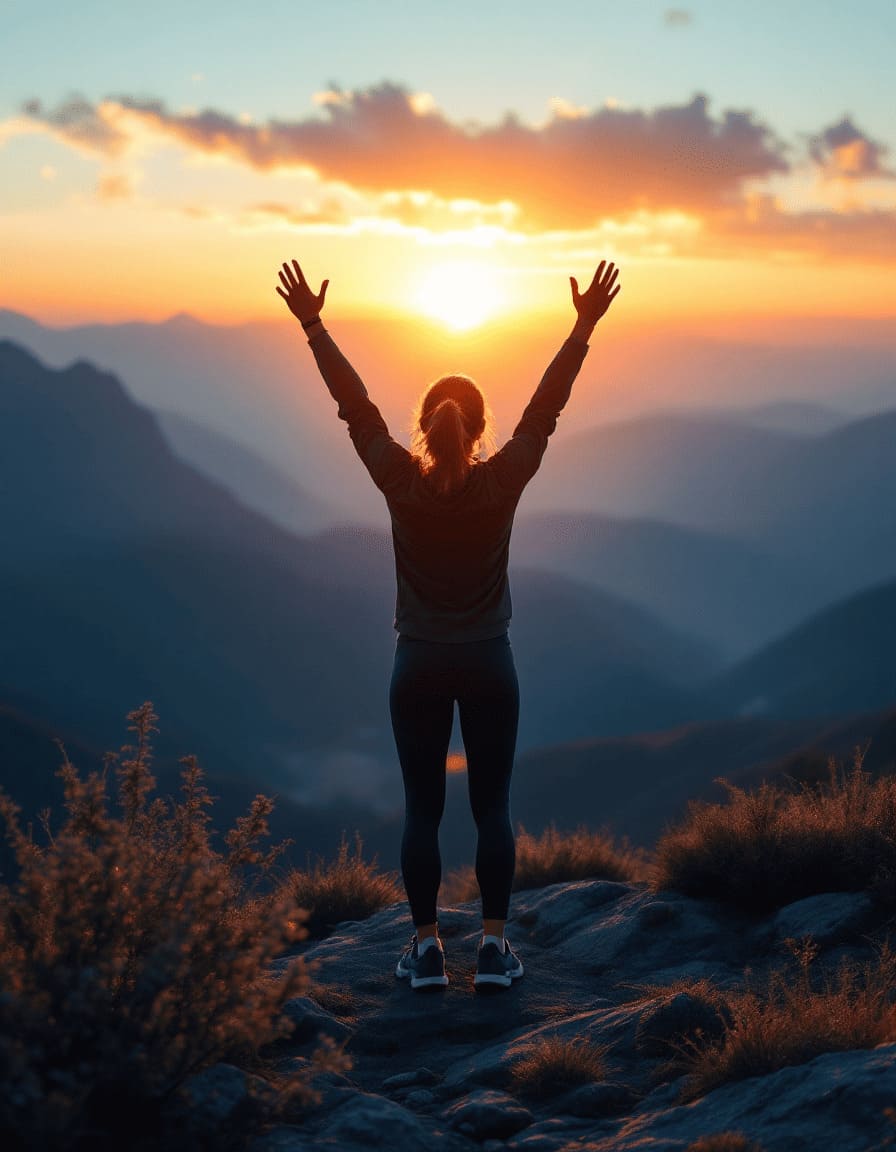 sunrise new beginning healthy lifestyle inspiration