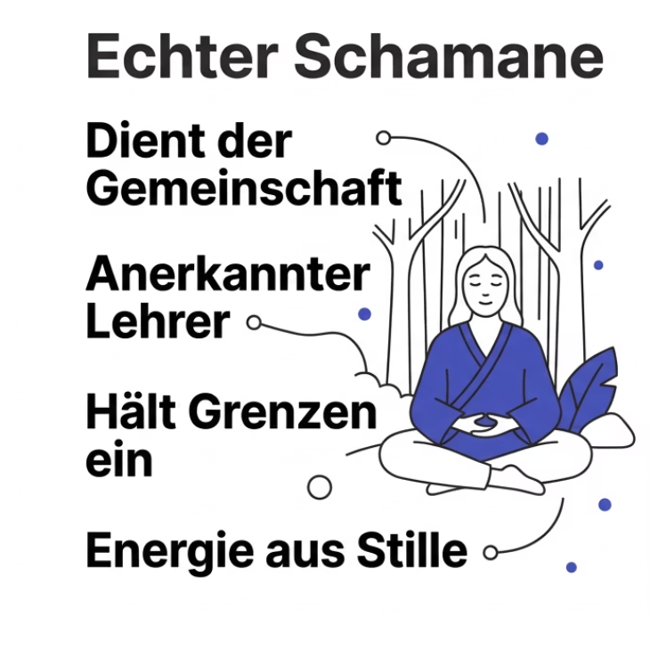 einen echten Schamanen