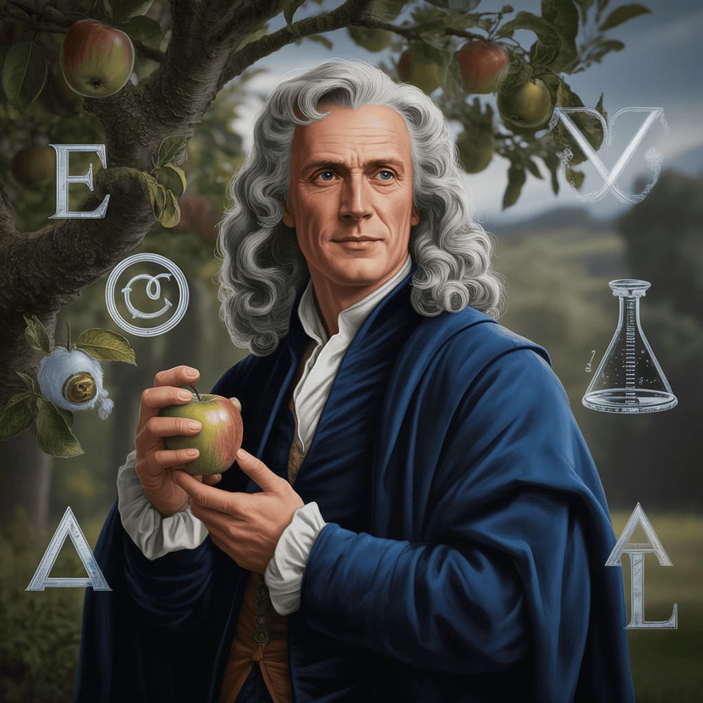 Isaac Newton portrait