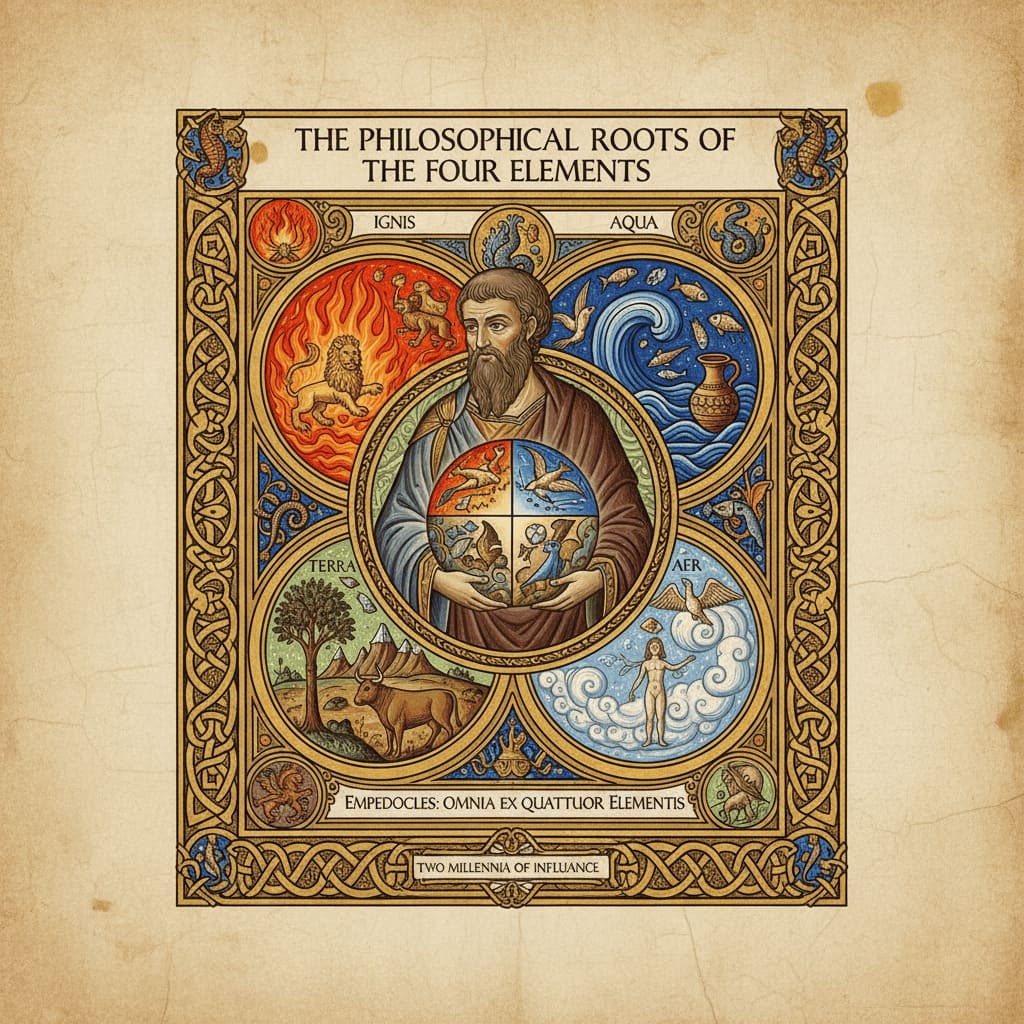 The ancient philosopher Empedocles discovered the four elements.