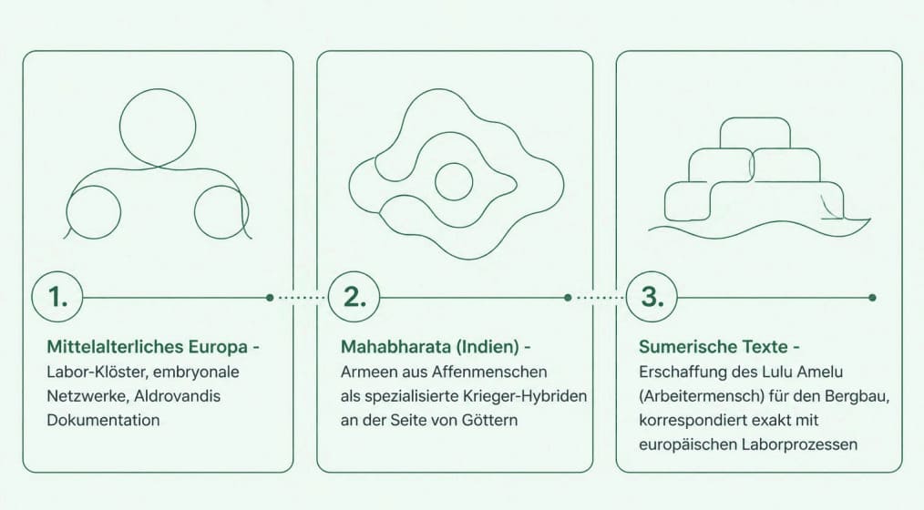 Die heutige Geschichtsschreibung nutzt eine gestreckte Chronologie, um diese Ereignisse